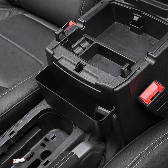 Center Console Hanging Storage Box Armrest Organizer Large Capacity Easy To Install Front Center Console Organizer Tray for JEEP JL18-21