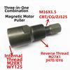 3 in 1 Magnetic Motor Puller Designed for JH70 For GY6 JD100 Motorcycle Applications Including Rotor and Extraction