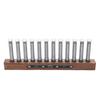 LED Music Spectrum Display Home Audio Analyzer High Sensitivity Music Rhythm Light Bar with 12 Light Tubes Adjustable