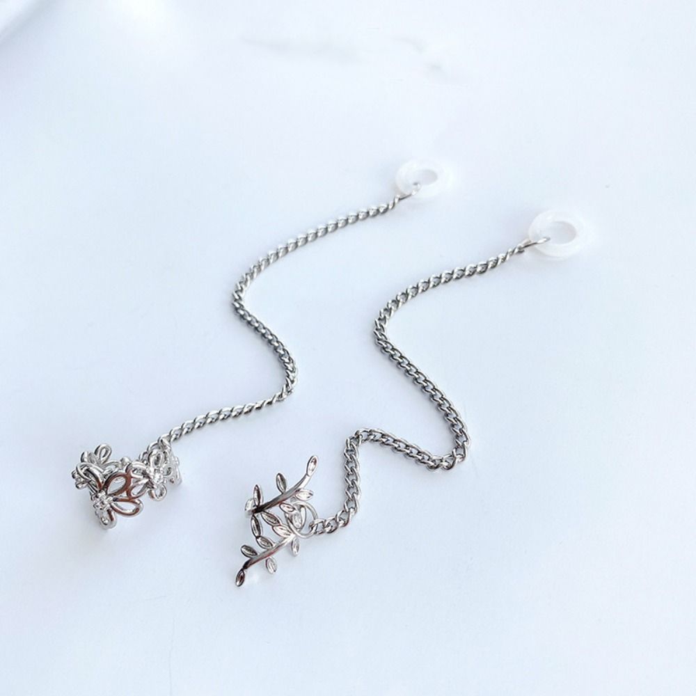 2pcs/pair Leaf Bluetooth Earphones Anti-lost Clip Ear Decor Earphone Protection Chain  Best Gifts