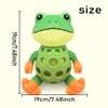 Dog pet plush frog toy interactive sound anti-demolition home large and small dog boredom companion toy