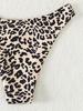 Sexy Leopard Bikini Set Damen Badeanzug Zweiteilig Rückenfrei Weibliche Bademode Baden Sommer 2025 Mode Urlaub Strandbekleidung