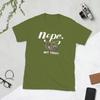 Nope Not Today Funny sloth T Shirts Unisexs 100 Cotton Funny TShirt Round Collar Tees Short Sleeve Clothes Birthday Present