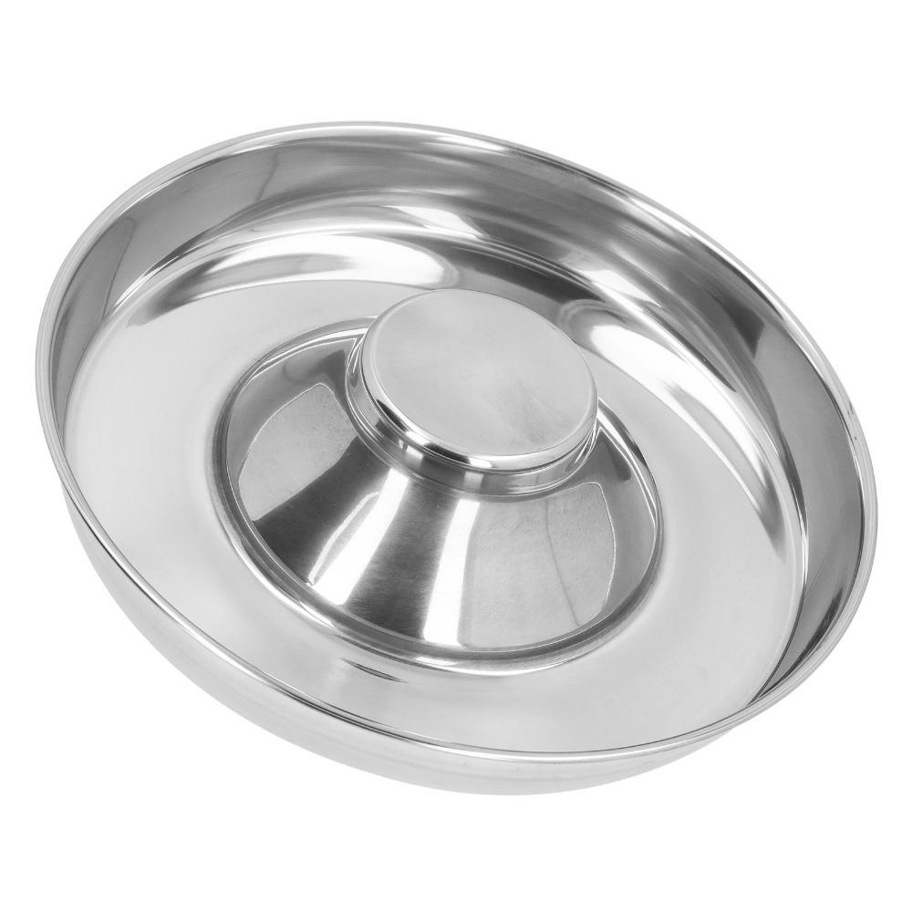 26cm Metal Feeding Bowl Labyrinth Groove Anti Choke Dog Bowl Cat Food Water Bowl  Daily Meal Time