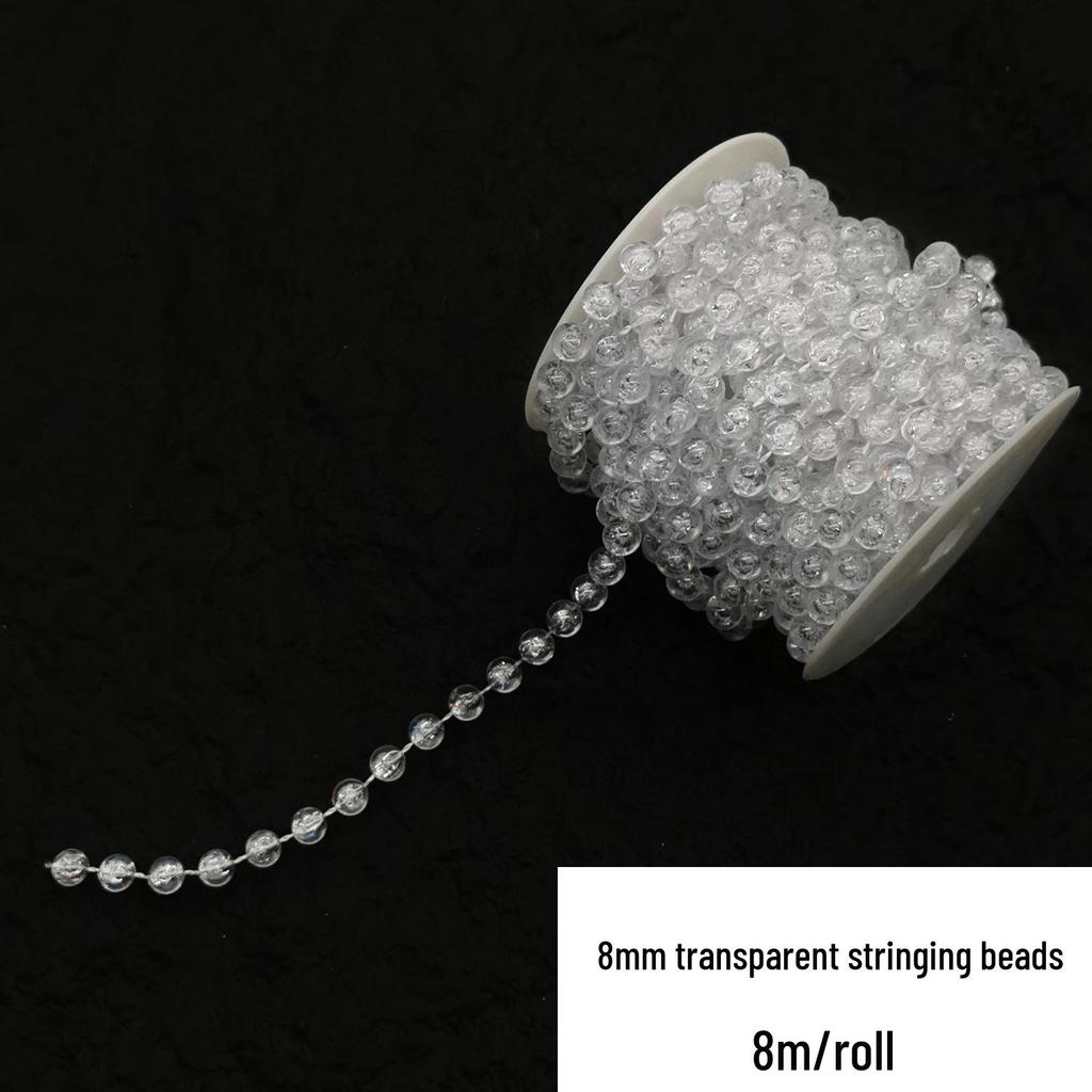 Double-Line Pearl Sunflower Snowflake Beads DIY Decoration