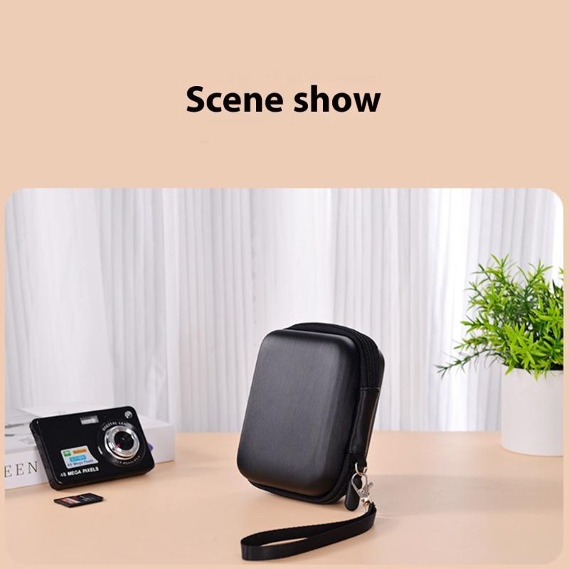 Storage Bag for Camera Hard Shell Shockproof Box Pocket Camera Protective Case Travel Cable Storage Bag Replacement
