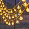 Solar LED String Lights: Outdoor Star Fairy Lights for Christmas, Holidays, Camping, Tents, and Decorative Awnings
