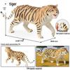 Wild Animal Figurine Set: Jaguar, Cheetah, African Leopard for Kids