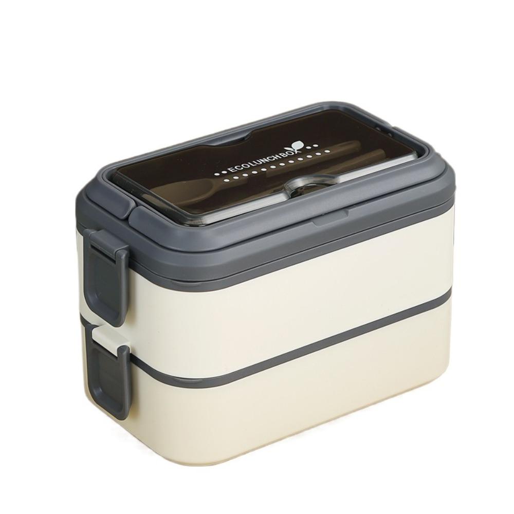 Multi-Layer Food Storage Container Foldable Handle Food Boxes 304 Stainless Steel Lunch Box  Worker