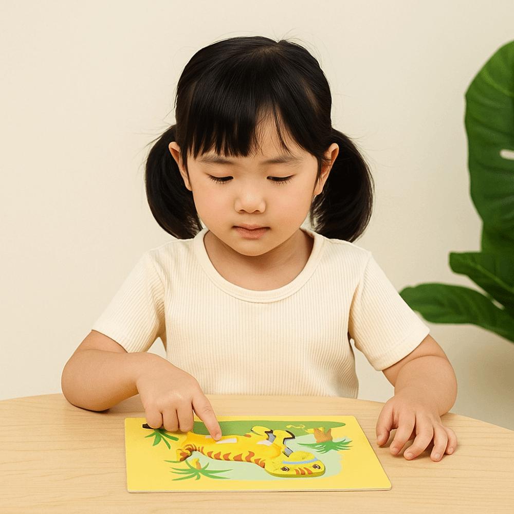 Reusable DIY Art Craft Kits Cartoon Montessori Educational Toys  Kids Activities