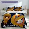 3pcs Custom Name Octonauts Bedding Set,Includes 1 Duvet Cover and 2 Pillowcases,All-season Bedroom Decor