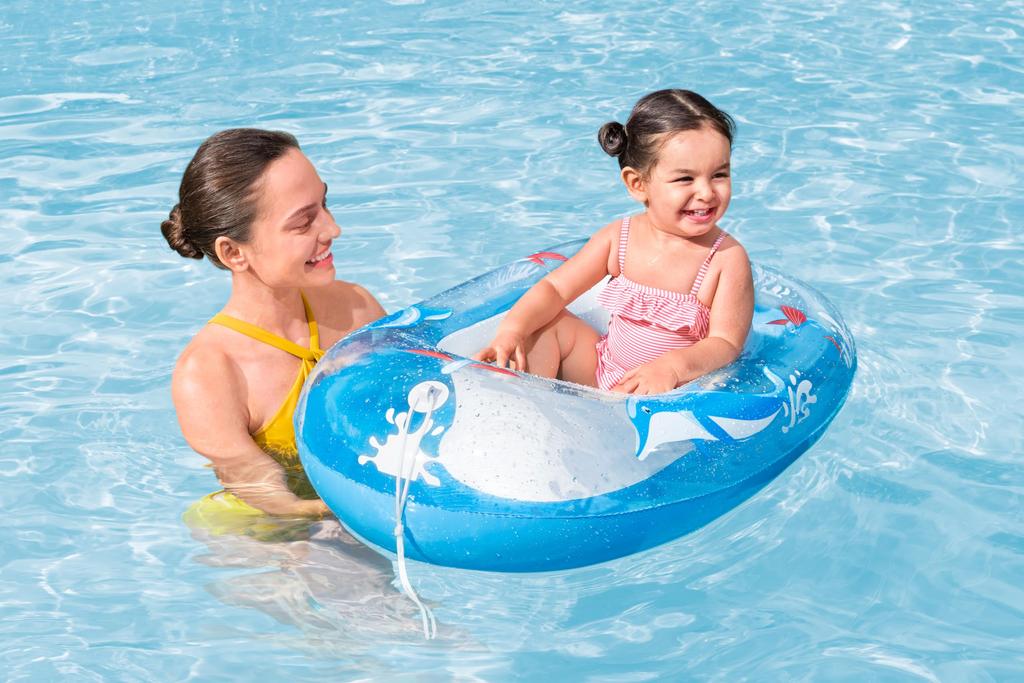 Bestway Inflatable Baby Pool Kids Boys and Inflatable Swimming Pool Floats Boat, Raft, Girls,