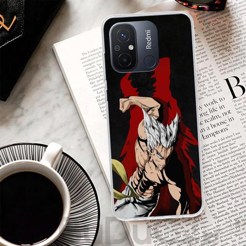 One P-Punch-Man Garou Cover For Xiaomi Redmi 14C 13 13C 12 12C 10 10C 9 9C 9T 9A Phone Case 10A 8A 8 7A 7 6A 6 Pro K70 K60 K40 1