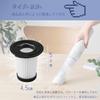 RUICH CFT51 Exhaust Filter for Iris Ohyama Handheld Vacuum Cleaners Pack of Compatible with and (Compatible, 4) - HCD-21, HCD-B1, HCD-22M, HCD-B2M
