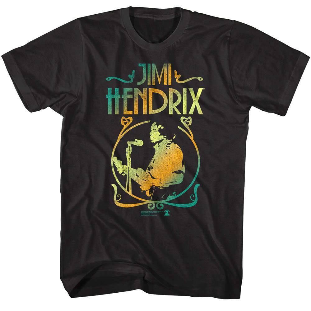 Jimi Hendrix Blue Wild Angel Men T Shirt XXXL