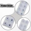 Conductive Strip Rubber Strips Contacts Repair Spare Parts for Electronic Keyboard Keys H