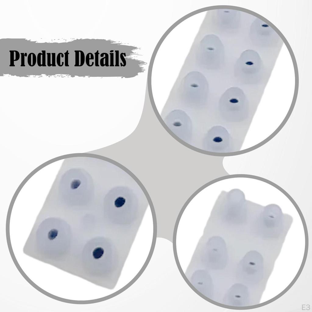 Conductive Strip Rubber Strips Contacts Repair Spare Parts for Electronic Keyboard Keys H