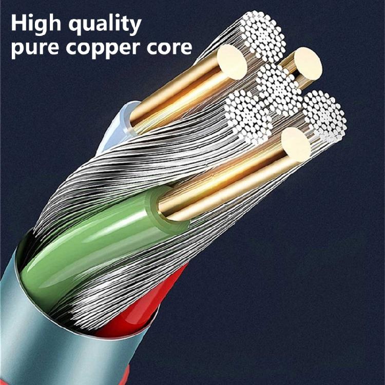 3.3A Fast Charging Cable USB Male to USB 5Pin Male Power Cable Cord for Tablets Phones Quick Charging Data Wire