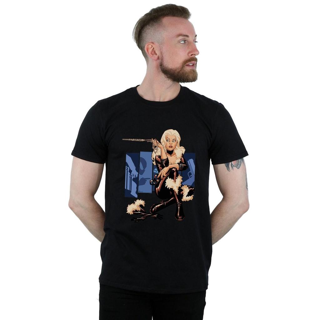 Marvel Mens Black Cat Cover T-Shirt