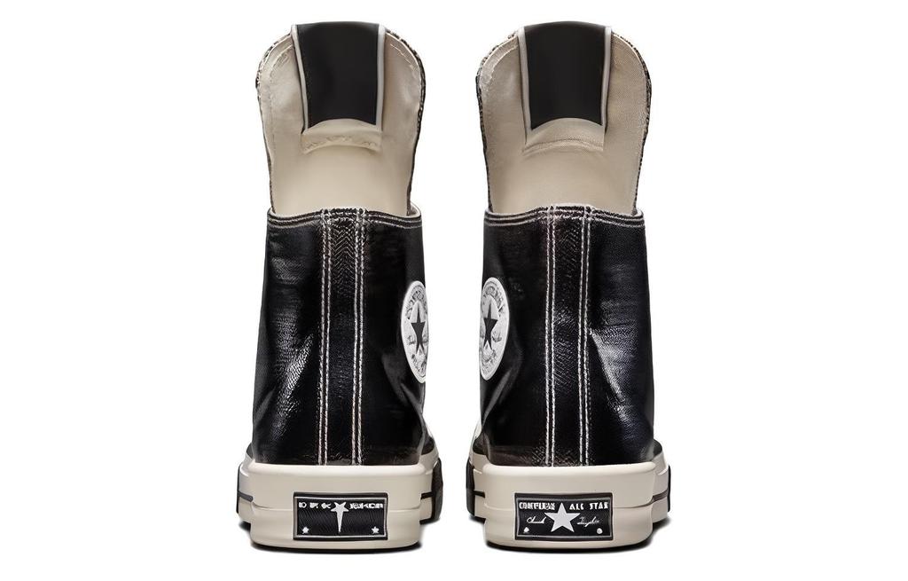 Chuck 70 Rick Owens x Chuck 70 Turbodrk Converse Wysokie 'Black Lacquer' A01291C