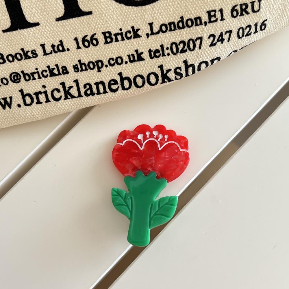 Vegetable Acetic Acid Flower Hairpin Fruit Tulip Duckbill Clip Cartoon Animals Hair Clip  Girls