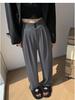 Women's High Waist Drapey Suit Pants, Petite Casual, Narrow & Wide Straight Leg Options, Spring/Autumn 2024.