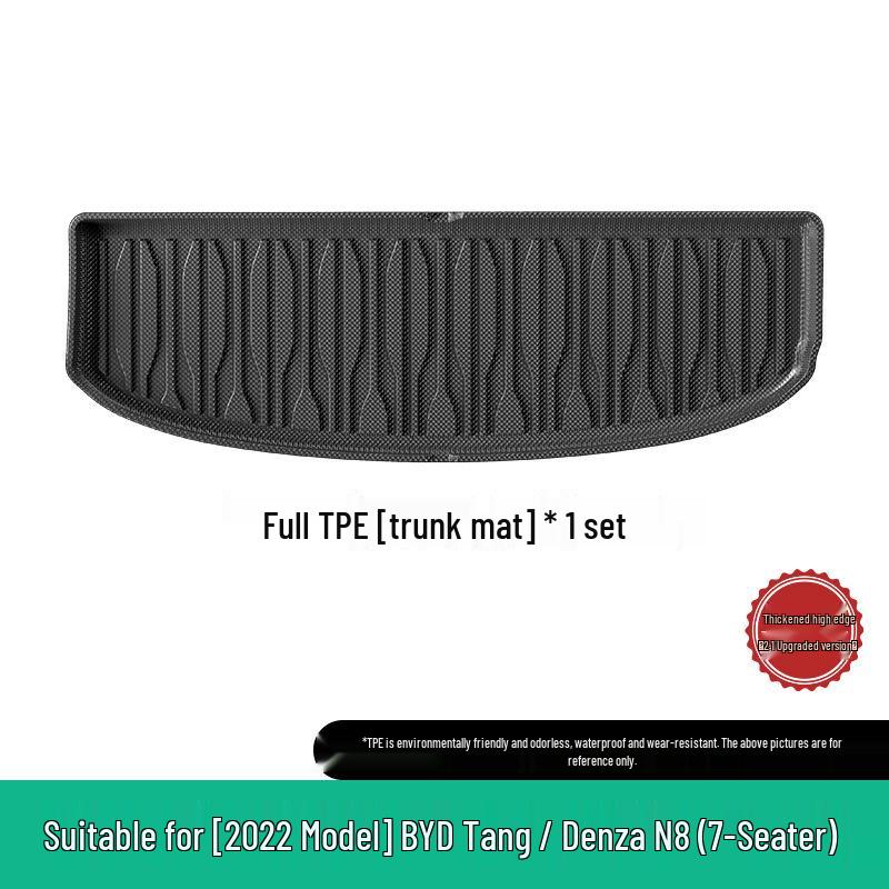 All-Weather TPE Trunk Mat for 2022-2024 BYD Tang Tengshi N8 Cars