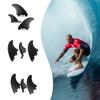 3 Stück Surfs Flossen Set Hohe Leistungen PVC Surfbretter Finne Surfbretter Thruster Finne Wassersportzubehör