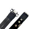 Black Plastic M.2 NVME to SFF-8611/8612 Flexible PCIe Cable, 1 Piece