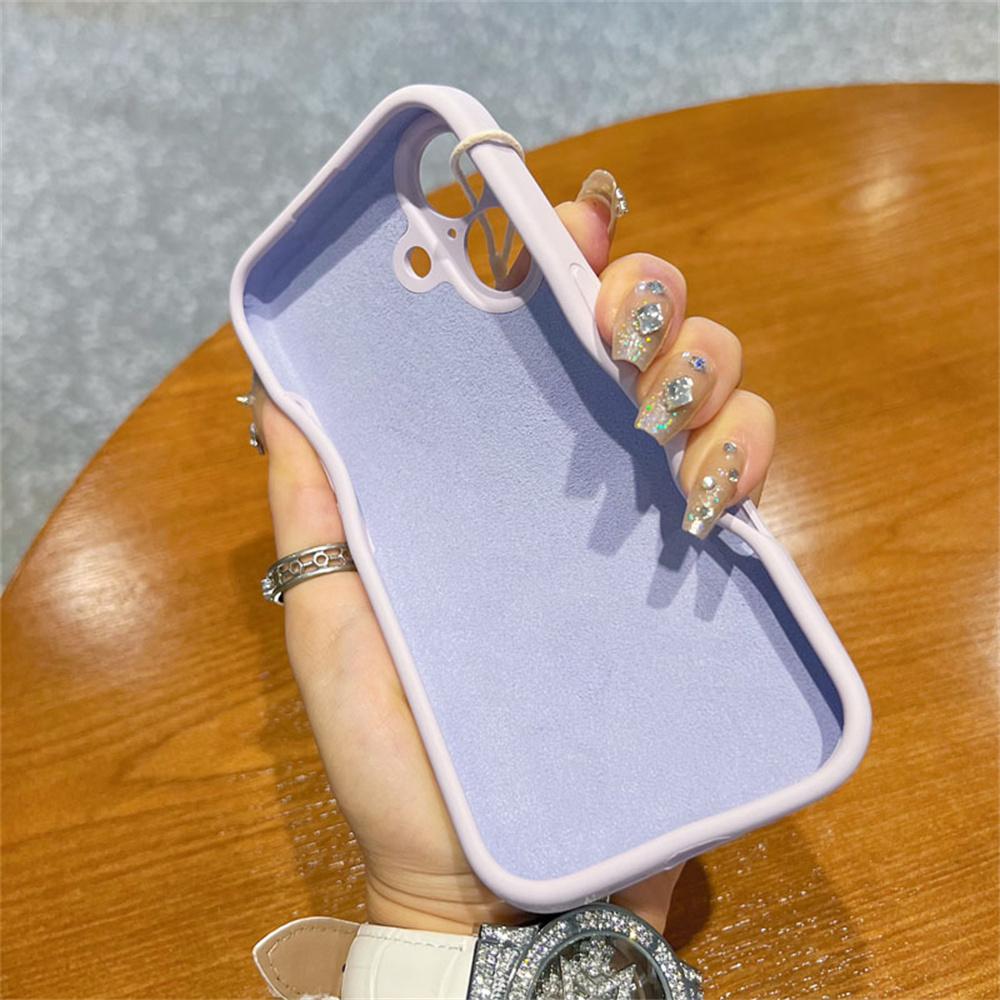 For iPhone 16 Case Precise Cutouts Liquid Silicone+PC Phone Cover with Camera Touch Control Button