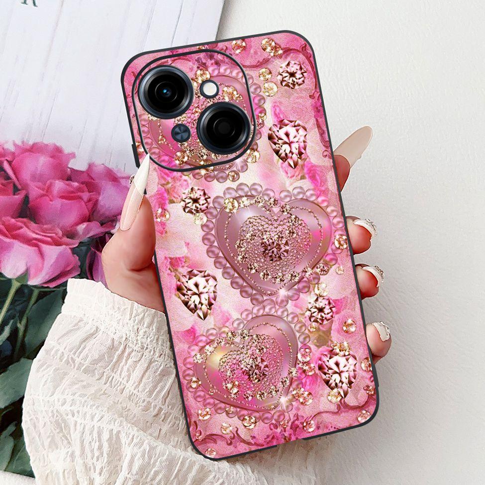 6.67'' For Tecno Spark Go 1 Case Pop 9 Cover Cute Cat Cartoon Fashion Butterfly Boy Girl Back Cover For Tecno Pop 9 Phone Case