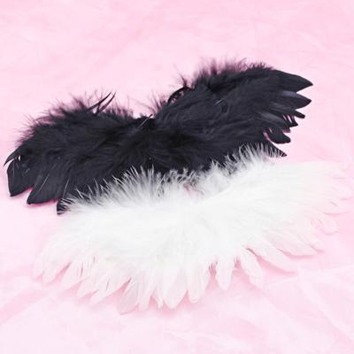 Lovely Angel Wing Ornament Funny Wear-resistant White Doll Wing Decor for