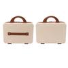 14in Cosmetic Box Suitcase Design Vintage   Large Capacity Portable ABS Makeup Bag for Women Girls Travel