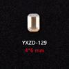 1440 Glas Diamanten mit flachem Boden Gold Champagner Speziell geformte Nageldiamanten DIY Tragematerial für Nägel Nagel Speziell geformte Diamanten Zubehör