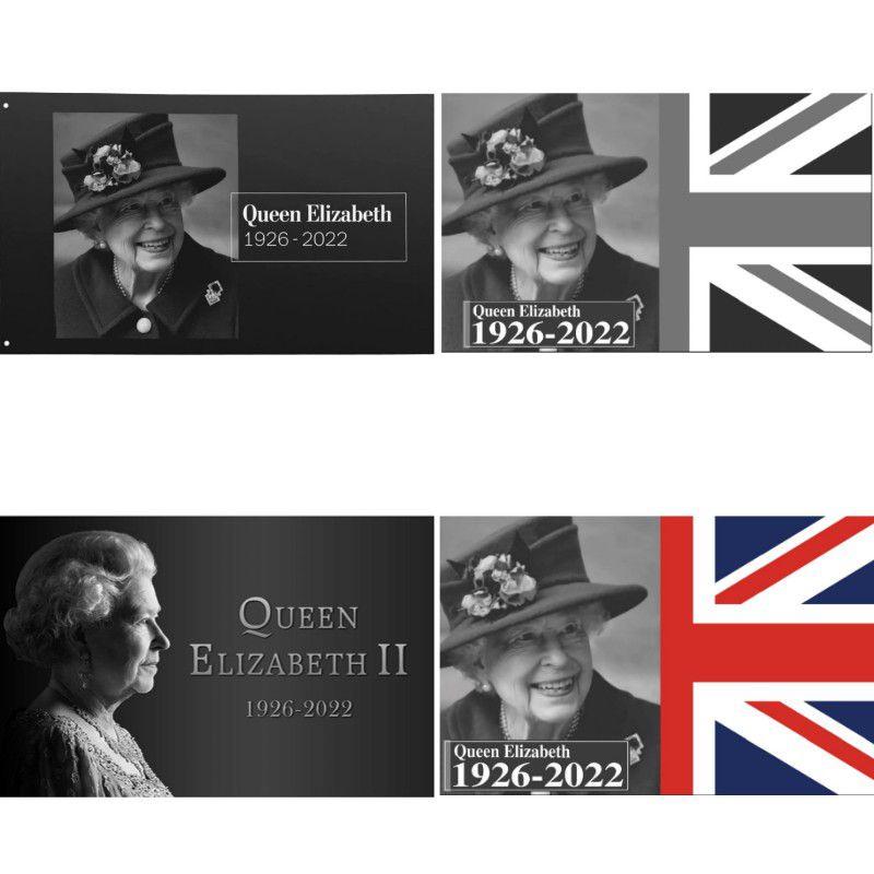 Royal Queen Elizabeth Ii Garden Flag With Union Jack Bunting For Home Decor