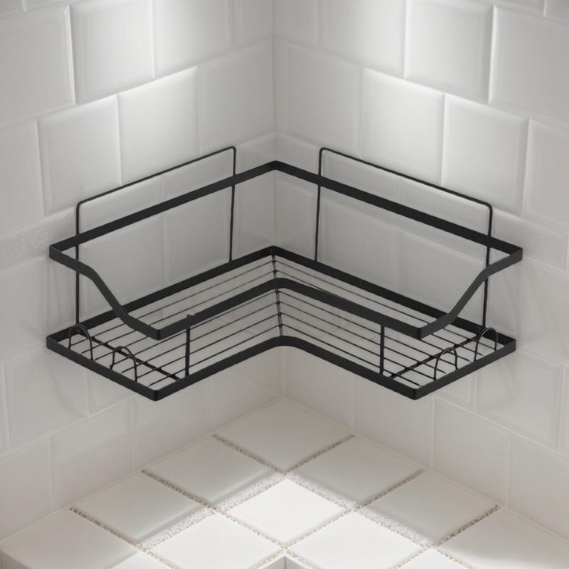 Bathroom Corner Shelf Bathroom Corner Soap Holder Rustproof Household Organization For Kitchen Bedroom College Dorm Apartment