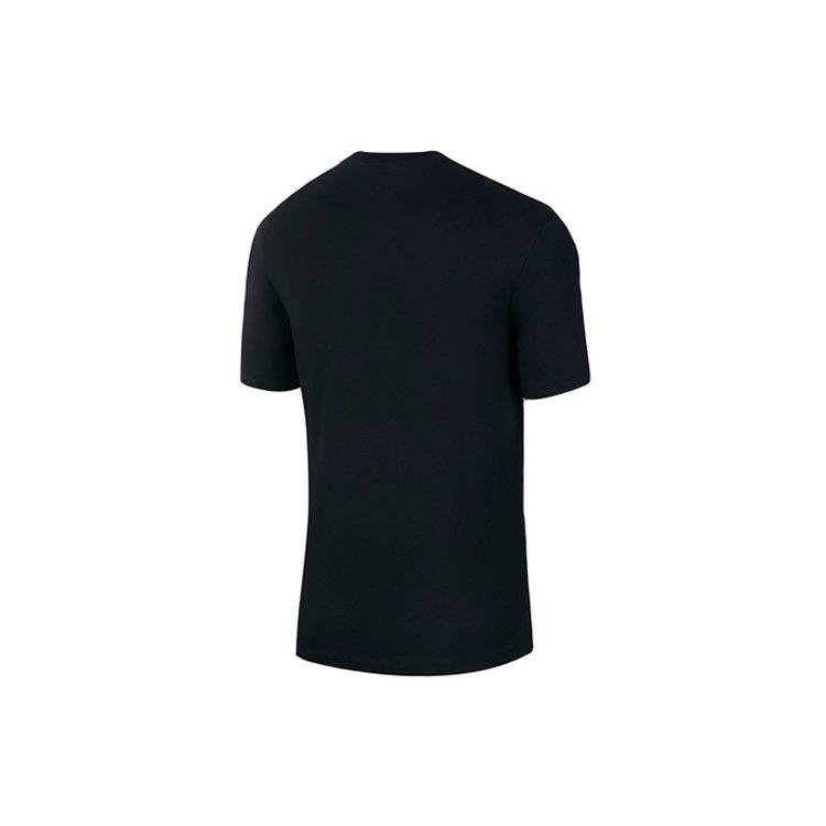 Nike T Shirts Men's Black Crew Neck Moderate Straight Fit CW4305-010