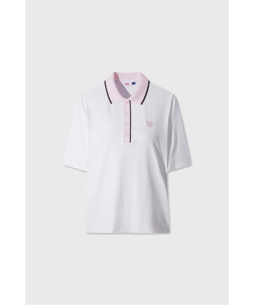 WAAC Athletic Slim Fit Rib Polo Wltcm26404Whx