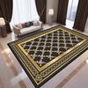 Chinese Style Gold Large Living Room Carpet Home Decoration Luxury Washable Coffee Tables Mat Light Luxury Lounge Rug Non-slip