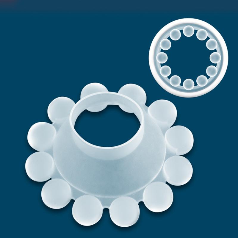 Transparent 3/6/12 Bead Penis Ring Delay Ejaculation Ring G-point Clitoral Stimulate Cock Ring Adults Product for Men