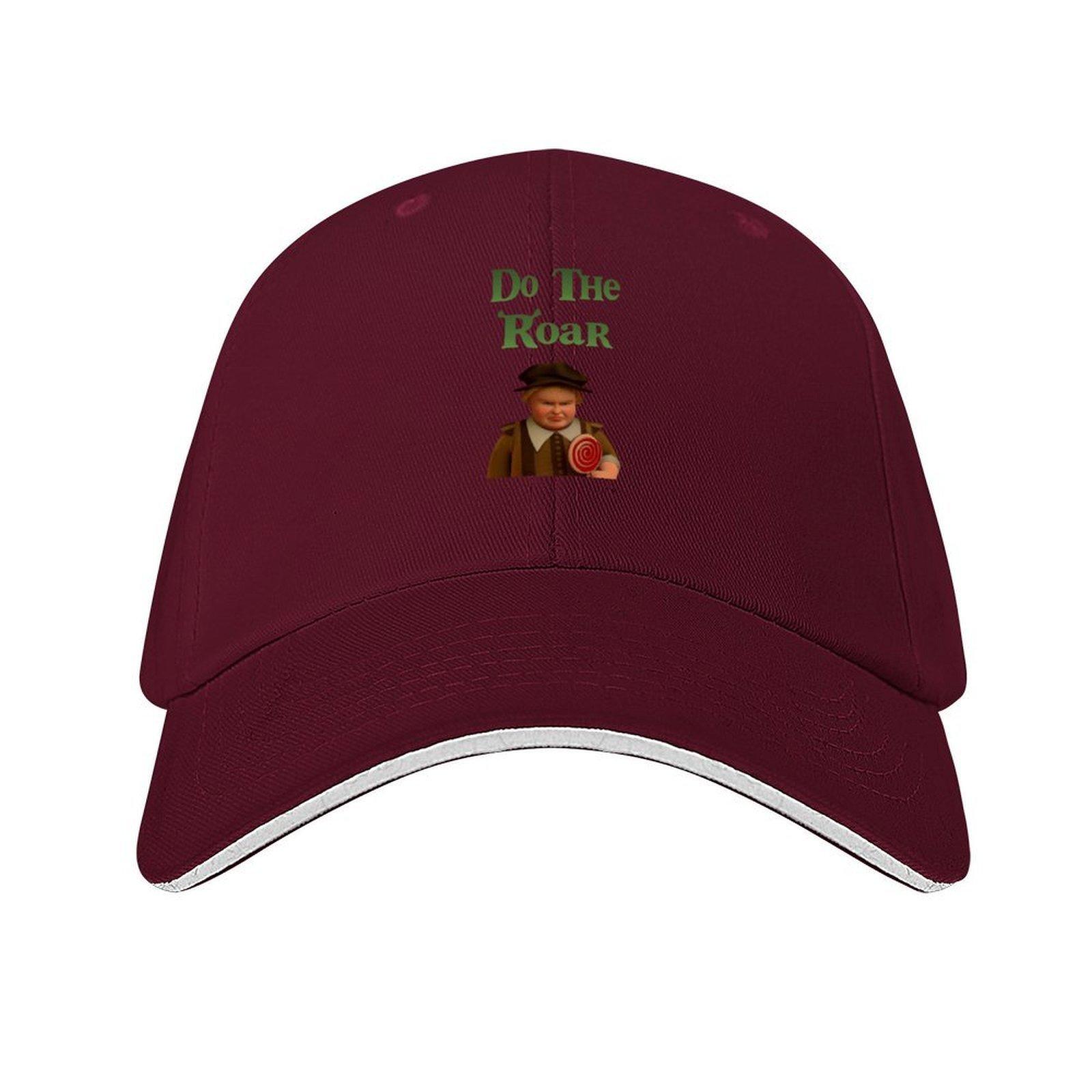 

Do The Roar Black Background Baseball Cap Rugby Unique hats Hat Unisex birthday Trucker Hats For Unisex Womens