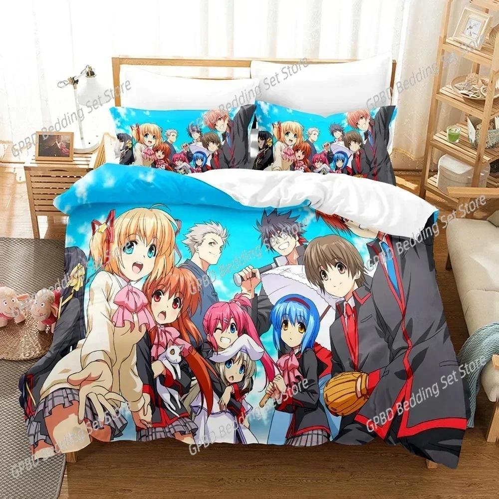 Little Busters! Bedding Set Boys Girls Twin Queen Size Duvet Cover Pillowcase Bed Boys Adult Fashion Home Textileextile