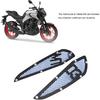 KIMISS 2PCS Motorcycle Fuel Air Intake Trim, Aluminum Gas Side Frame Trim Cover Replacement for MT03 2020‑2021(Blue)