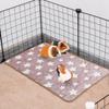 Guinea Pig Blanket, 2 Pack Warm Soft Coral Fleece Small Animal Blankets Washable Pet Cage Liners Sleep Mat Pad Cover for Rabbit Hamster Dog Cat