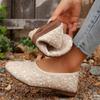 Summer Ballet Shoes Women Flat Shoes Bling Women Loafers Platform Shiny Women's Casual Shoes Sequin Slippers Big Szie Shoe