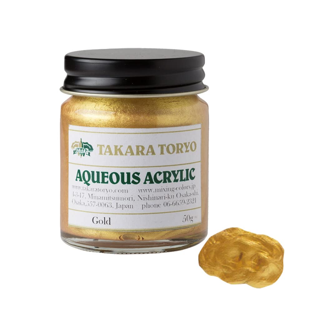 Takara Paint Gold Metallic Series Water-based Paint 50g Gold