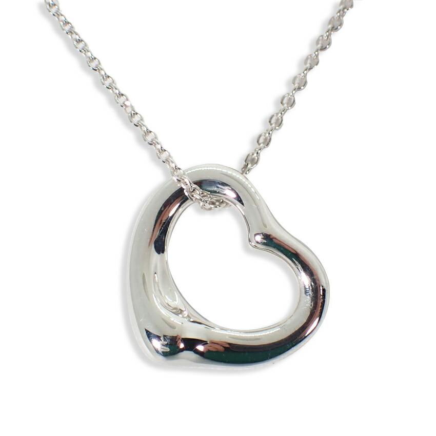 

[Used] TIFFANY/Tiffany 925 Open Heart Pendant/Necklace/g400-26