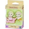 Mini-univers - SYLVANIAN FAMILIES - Les jumeaux mouton - Mixte - 3 ans - Beige - Vert