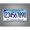 Personalized Connecticut Custom Text Novelty Decorative Tag Dustproof & Waterproof (Only Decoration)