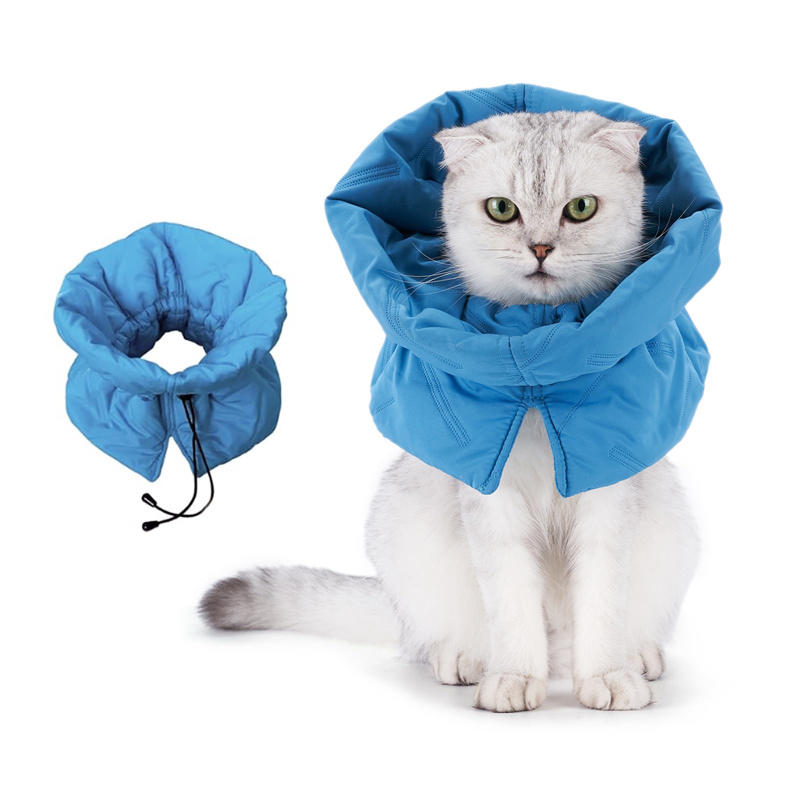 Katze Blume Elizabeth Baumwolle Hals Haustierhalsband Verstellbar Beißschutz Operation Niedlich Solarblume Halskegel Schönheits Kopfbedeckung